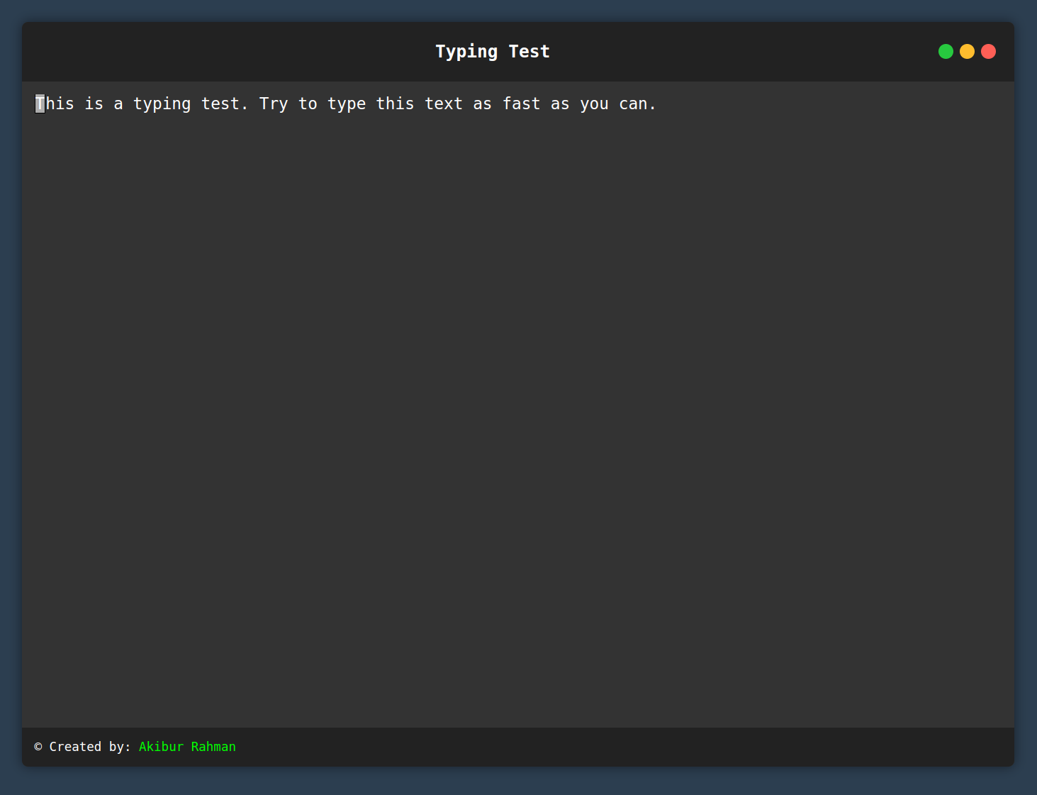 Typing Tool
